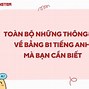 B1 Tiếng Anh Cần Bao Nhiêu Điểm