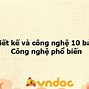 Công Nghệ 10 Công Nghệ Thiết Kế